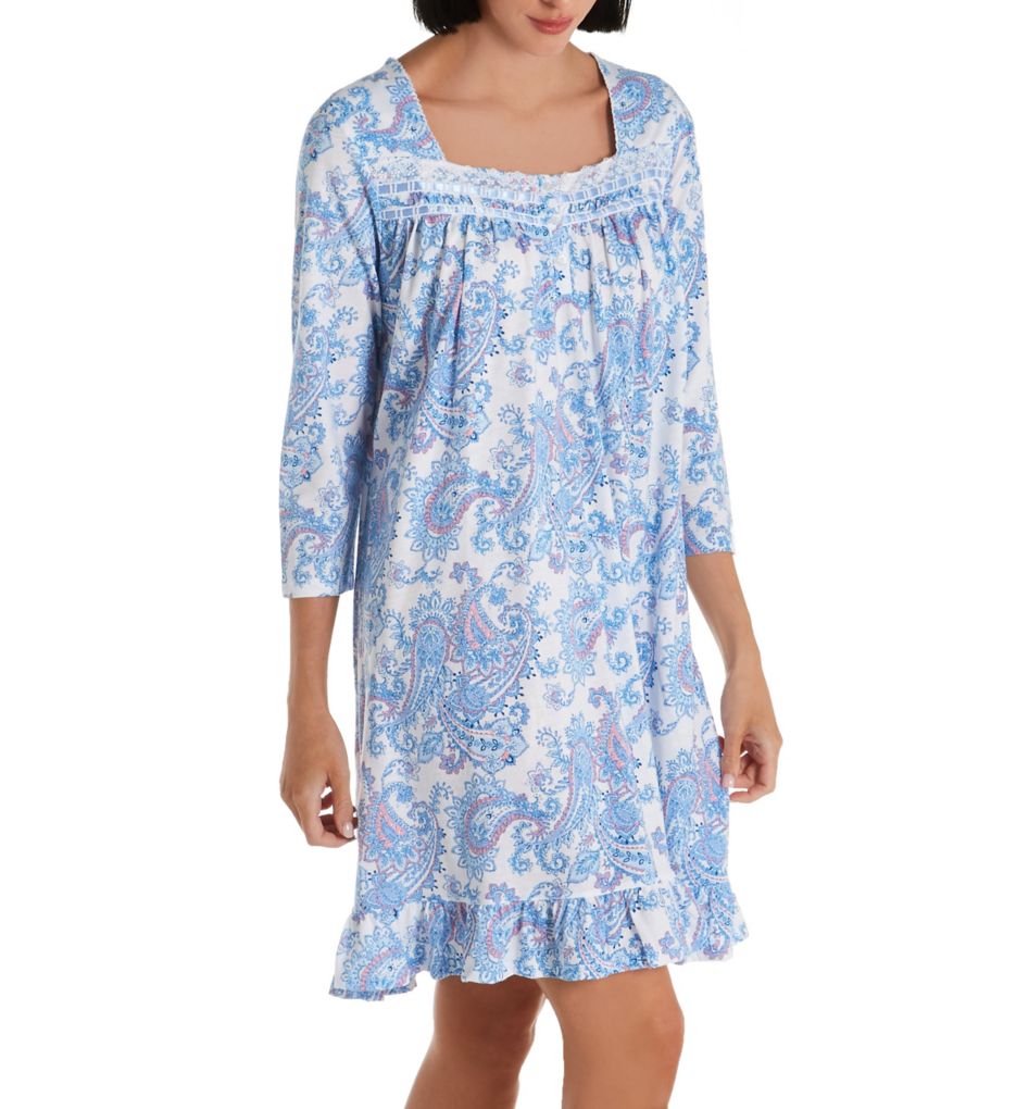 Spring Flurry 3/4 Sleeve Short Gown-acs