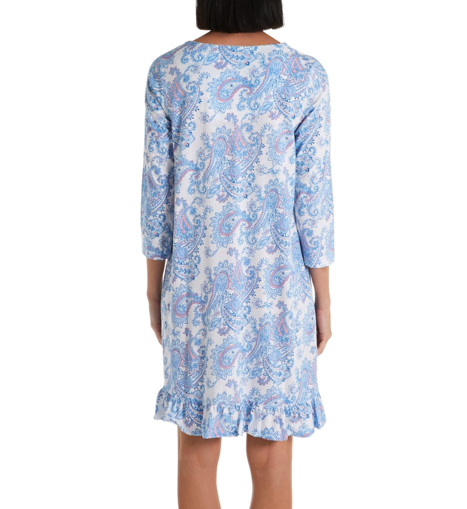 Spring Flurry 3/4 Sleeve Short Gown-bs