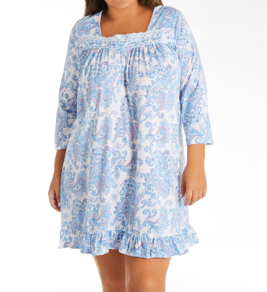 Spring Flurry 3/4 Sleeve Short Gown-cs5