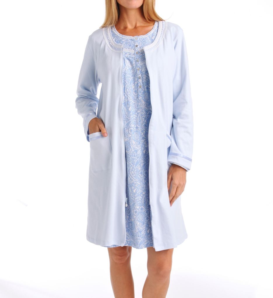 Horizon Long Sleeve Short Zip Robe-cs1