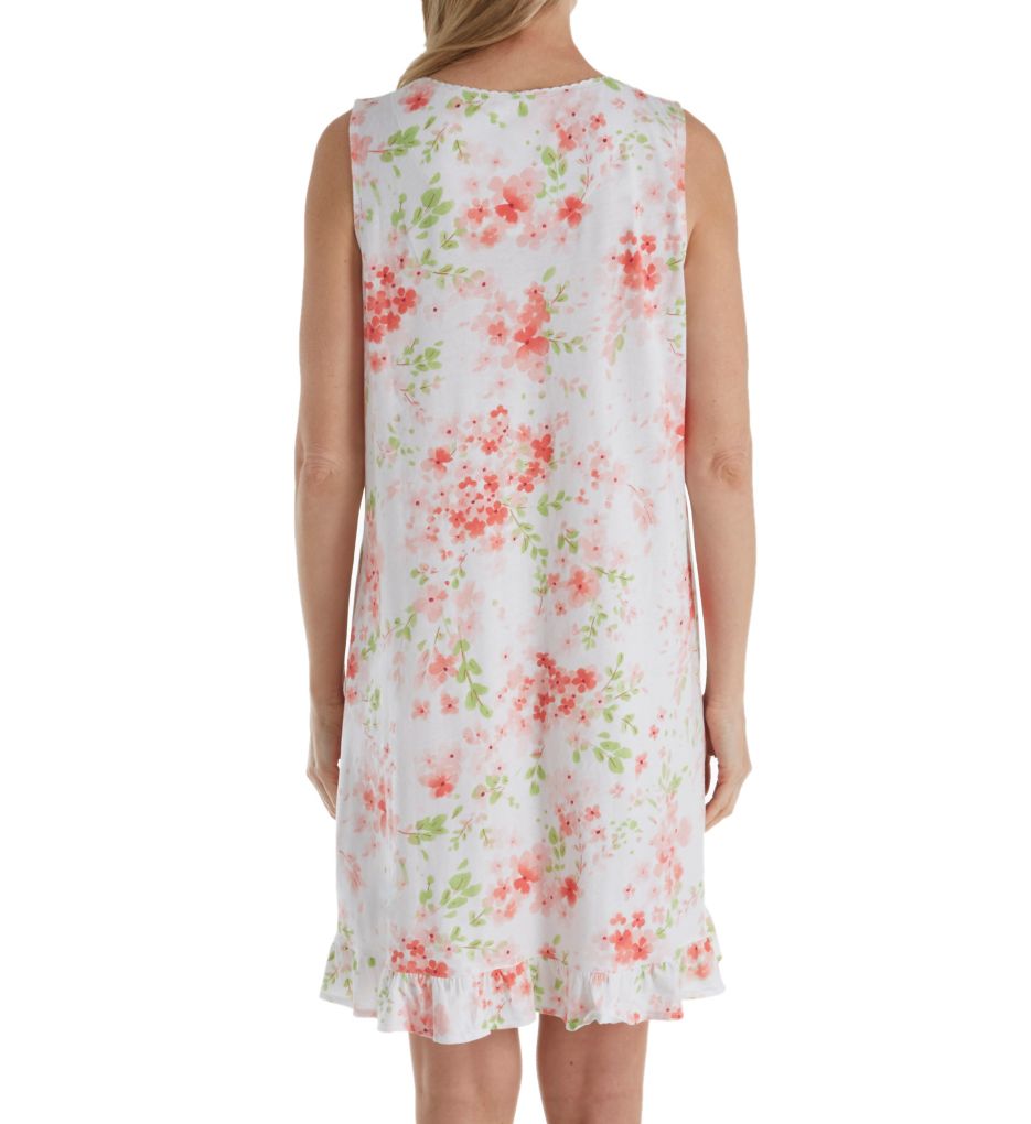 Blooming Floral Sleeveless Short Nightgown