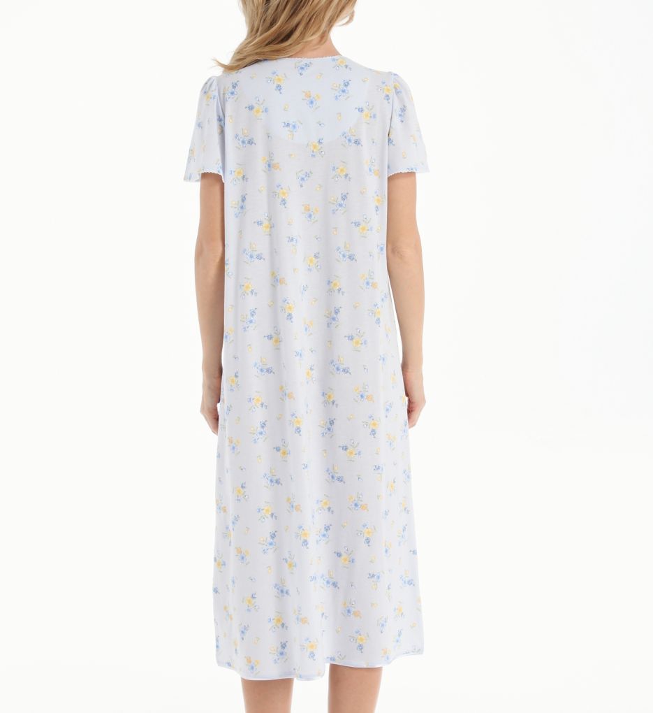 Sunshine Short Sleeve Long Nightgown-bs