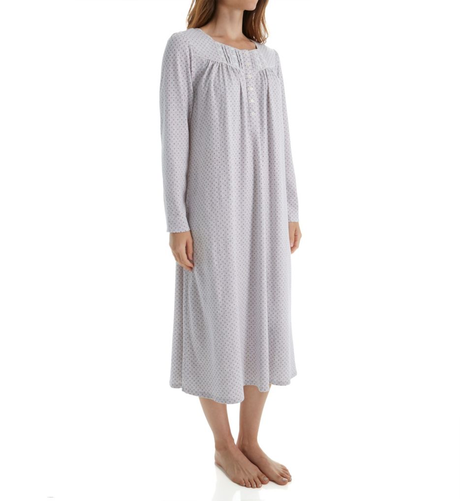 Brushed Cotton Jersey Long Sleeve Ballet Nightgown-acs