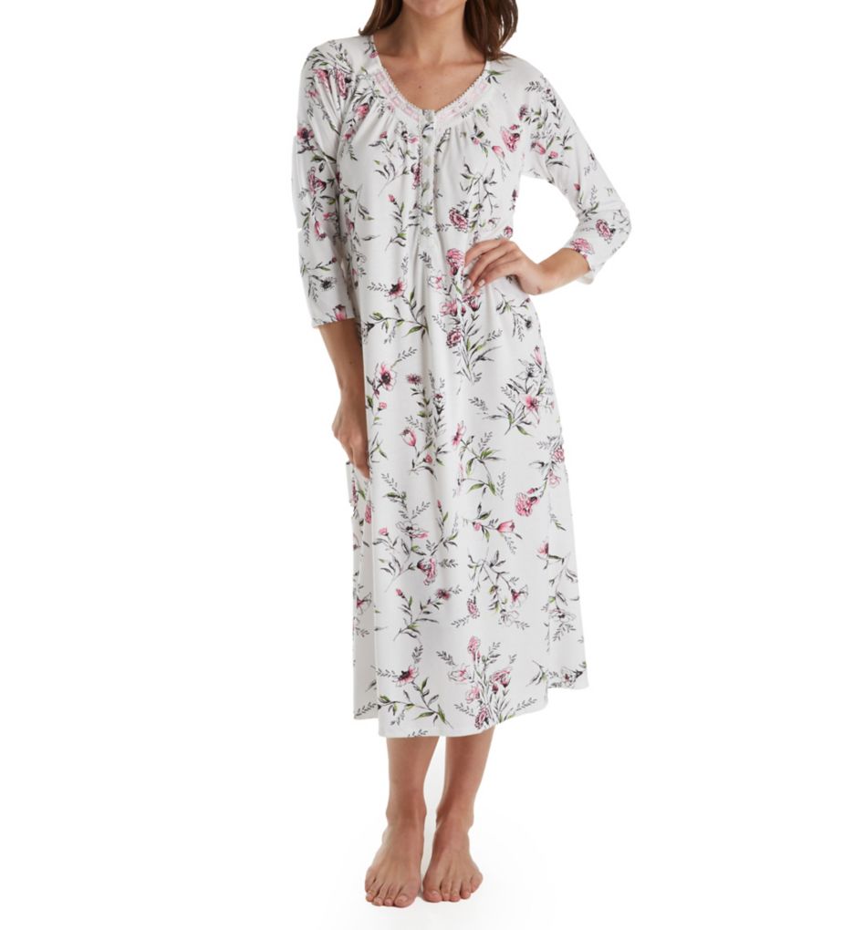 Long Sleeve Long Nightgown-fs