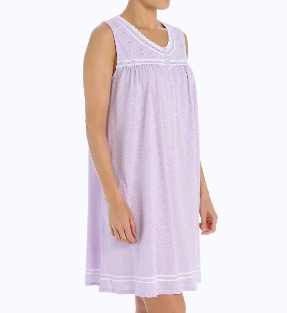 Lavender in Bloom Sleeveless Short Nightgown