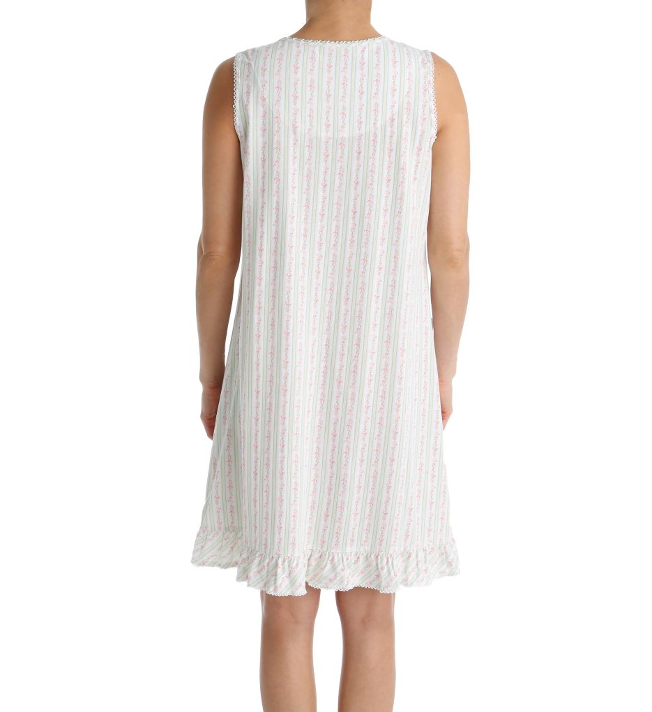 Mint Ditsy Sleeveless Short Nightgown