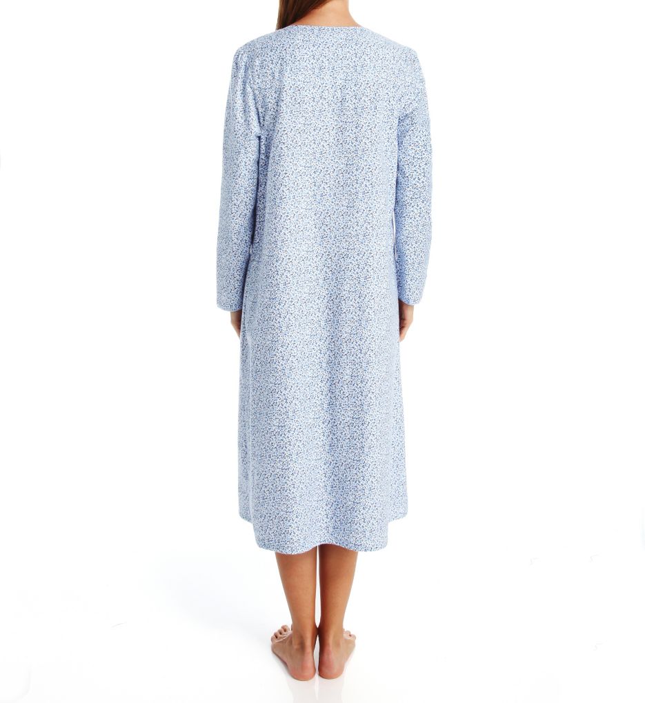 Winter Nights Brush Flannel Long Sleeve Nightgown