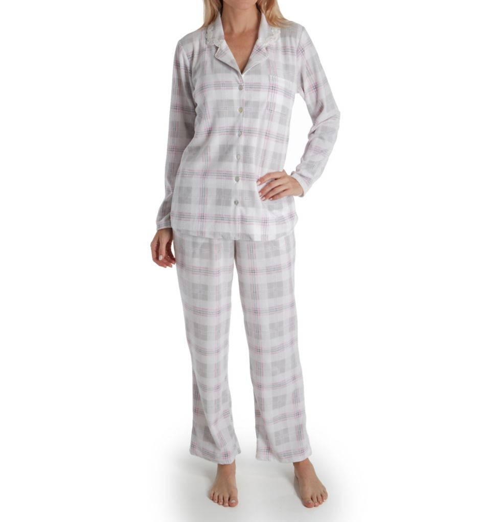 Pink Dreams Brushed Waffle Fleece Long Sleeve PJ-fs