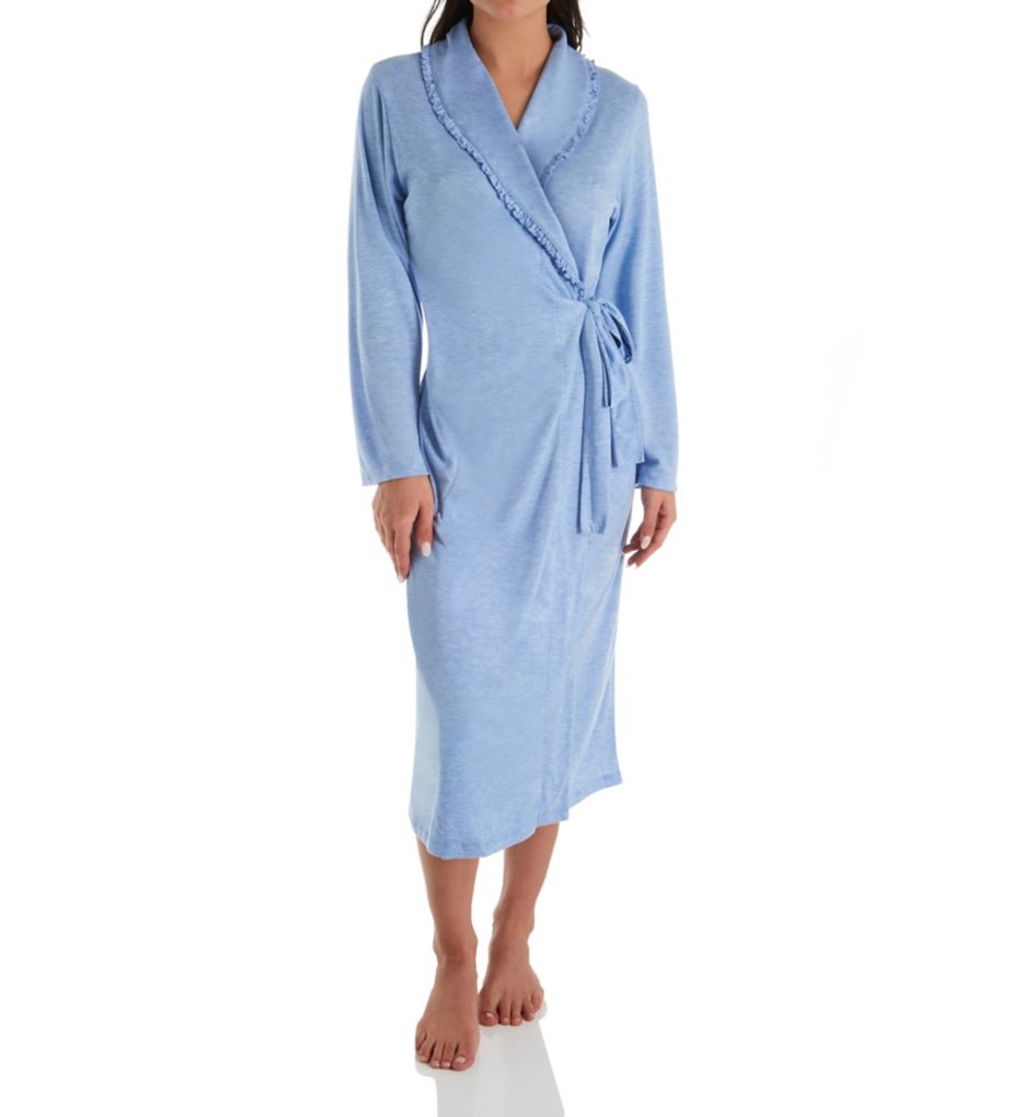 Blue Ivy Long Sleeve Ballet Wrap Robe-fs