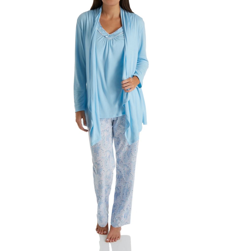 Blue Charm 3 Piece PJ Set-fs