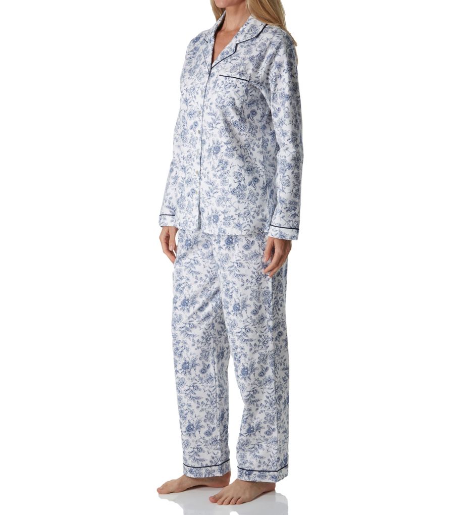 Flannel Long Sleeve Pajama Set-acs