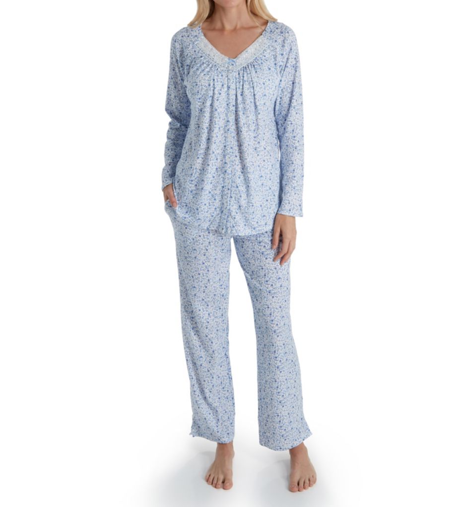 Blue Sky Long Sleeve Long Pant PJ Set-fs