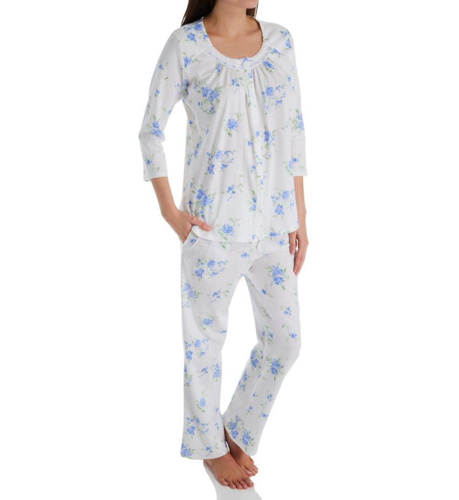 Peri Spring 3/4 Sleeve Long Pant PJ Set-acs