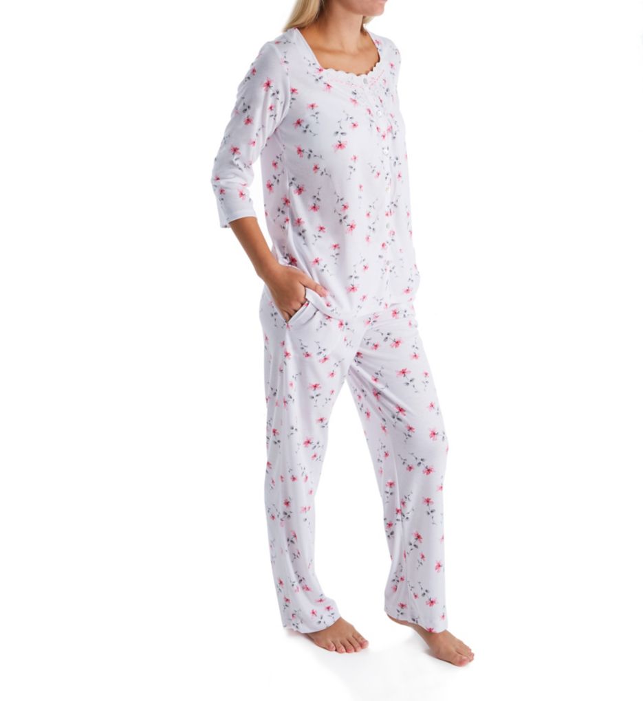 Pink Passion 3/4 Sleeve Pajama Set-acs