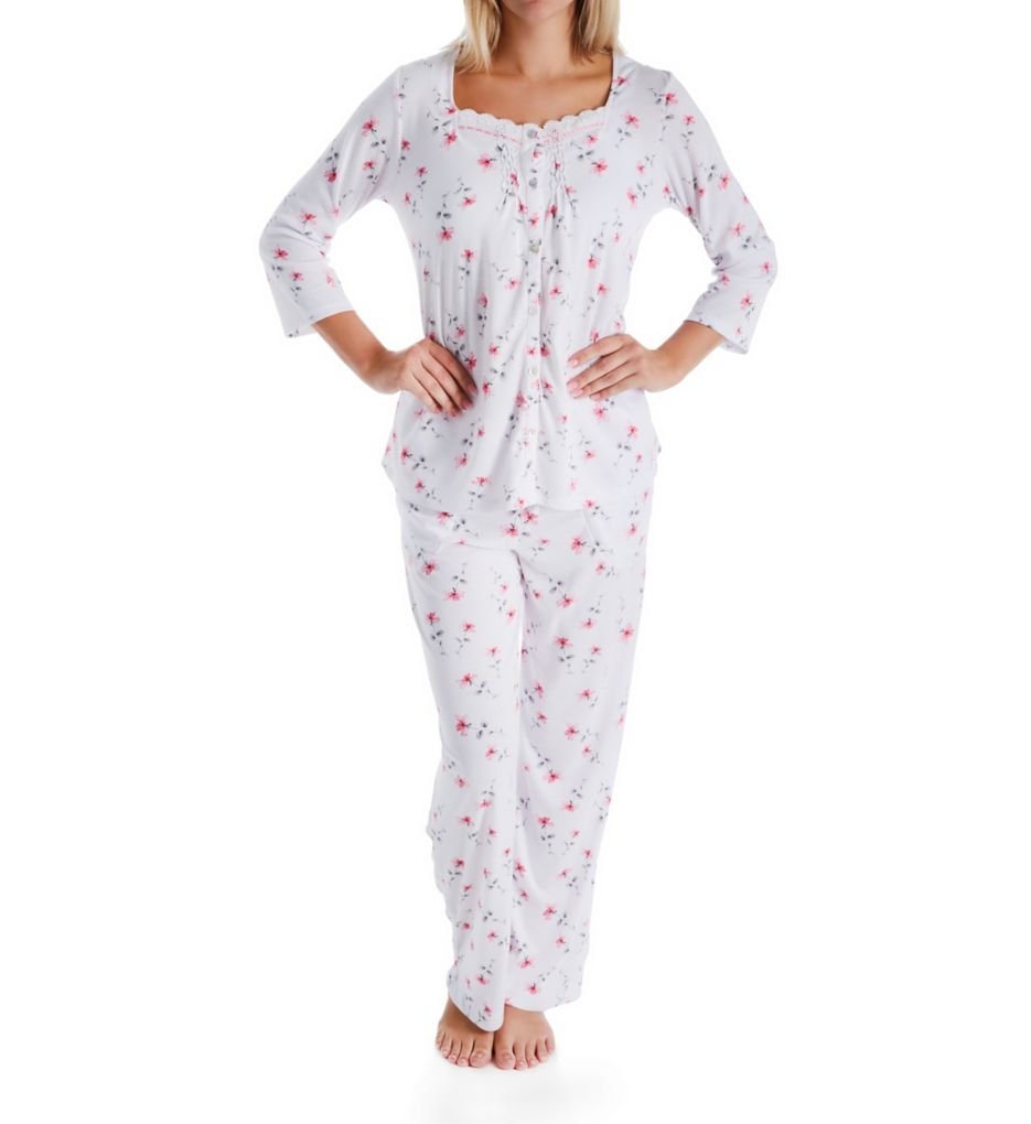 Pink Passion 3/4 Sleeve Pajama Set-fs