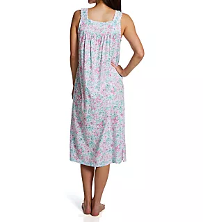 100% Cotton 46 Sleeveless Ballet Gown Multi Floral XL