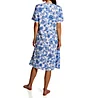 Aria 100% Cotton Plus Size Print Short Sleeve Gown A00002X - Image 2