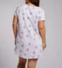 Aria 100% Cotton Plus Size 35 Cap Sleeve Nightshirt A30001X - Image 2