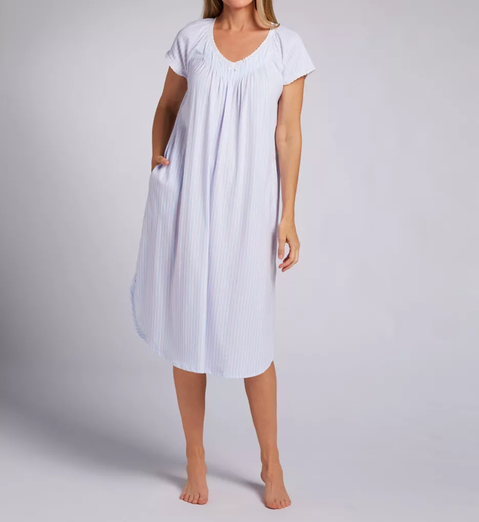 100% Cotton Plus Size Cap Sleeve Nightgown
