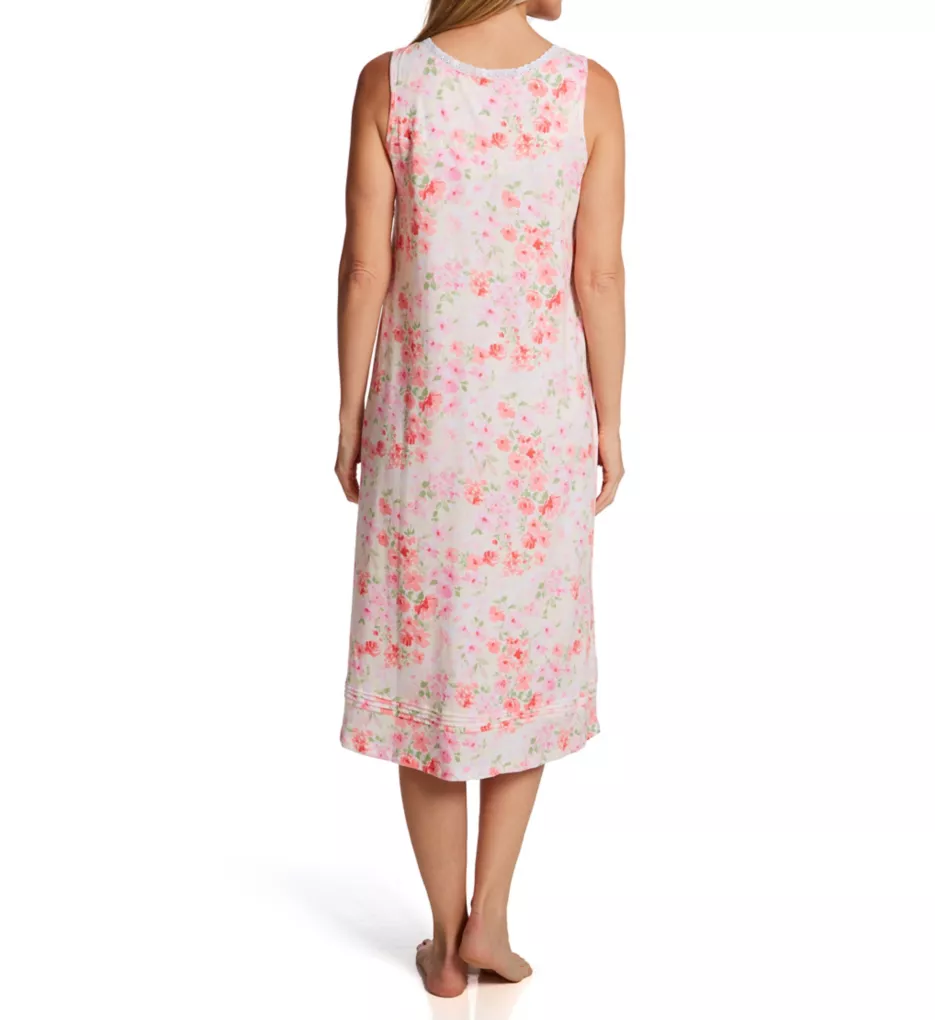 100% Cotton 44 Sleeveless Nightgown Floral S