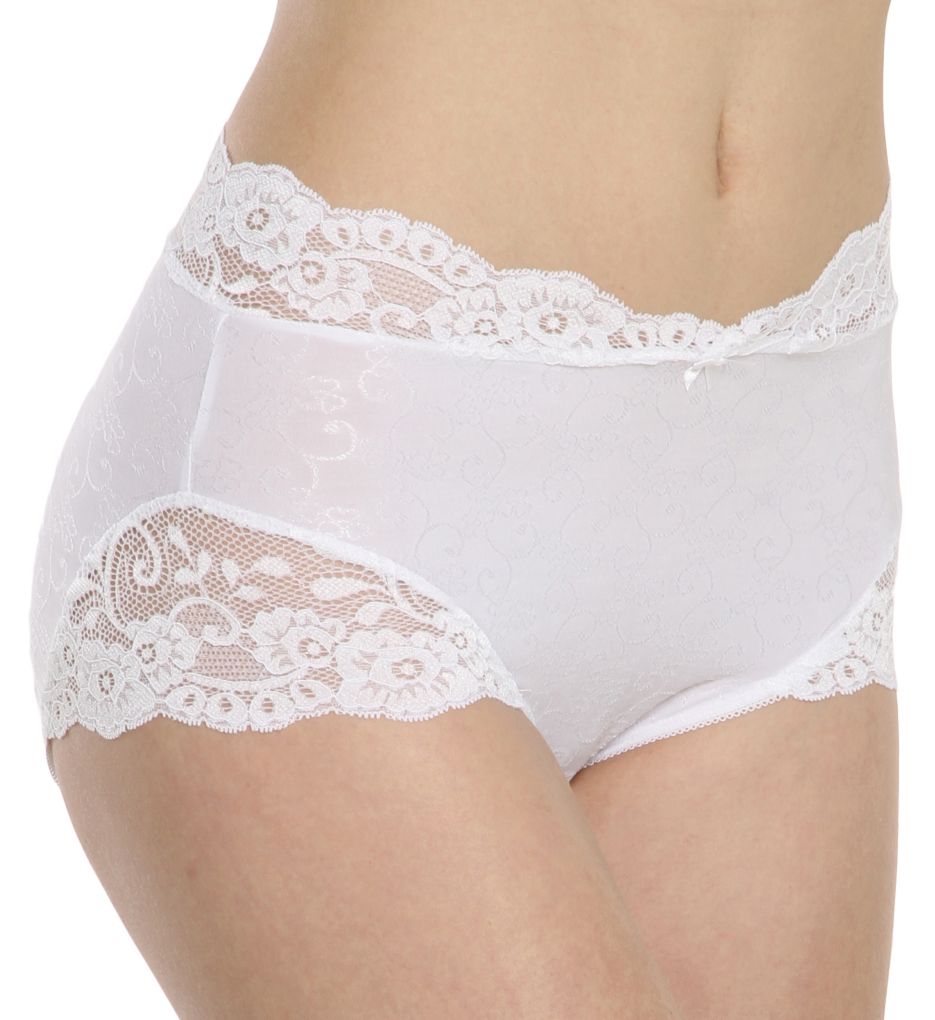 Arianne (2092055): Arianne 7356CA Stacy Full Brief Panty (White XL)