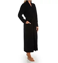 Cashmere Classic Long Robe With Shawl Collar Black L