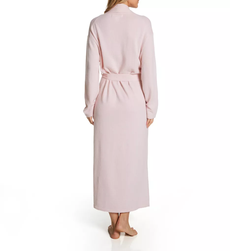 Cashmere Classic Long Robe With Shawl Collar Moulin Pink L