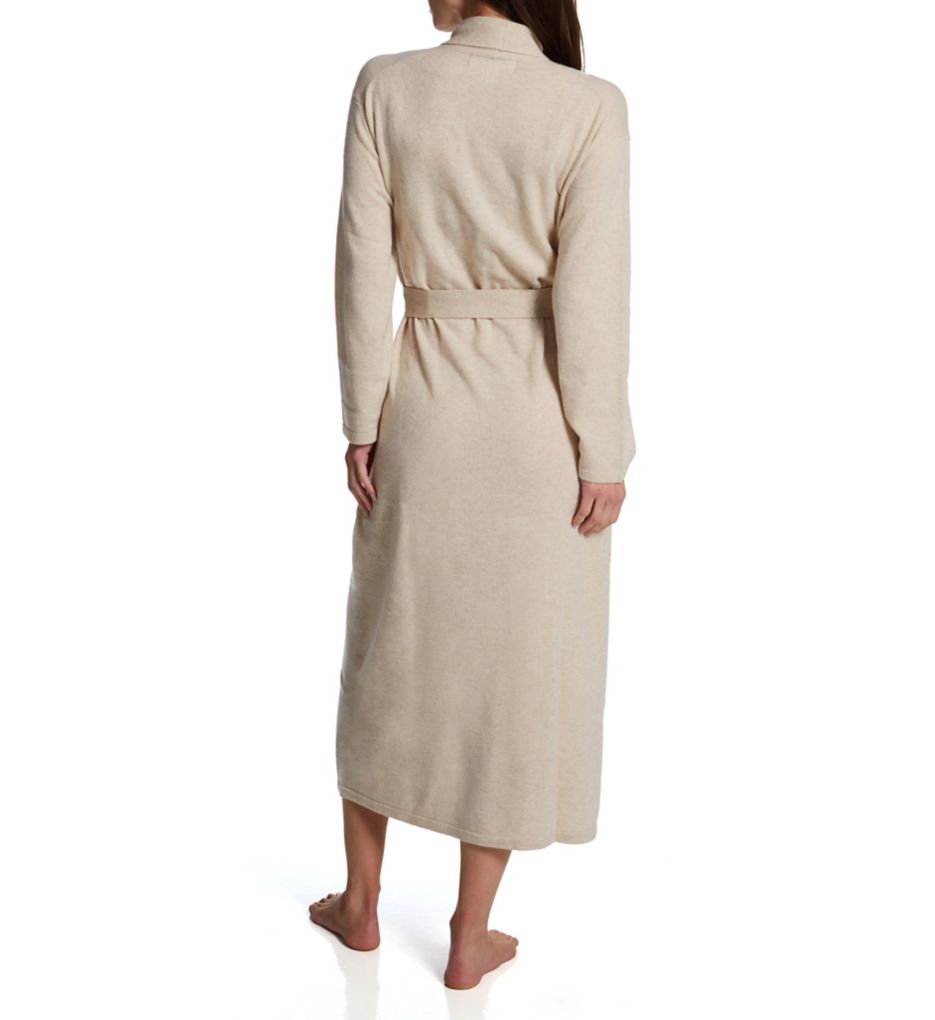 Cashmere Classic Long Robe With Shawl Collar-bs