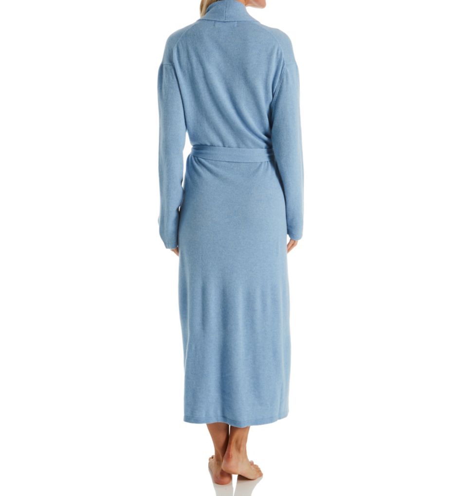 Cashmere Classic Long Robe With Shawl Collar-bs