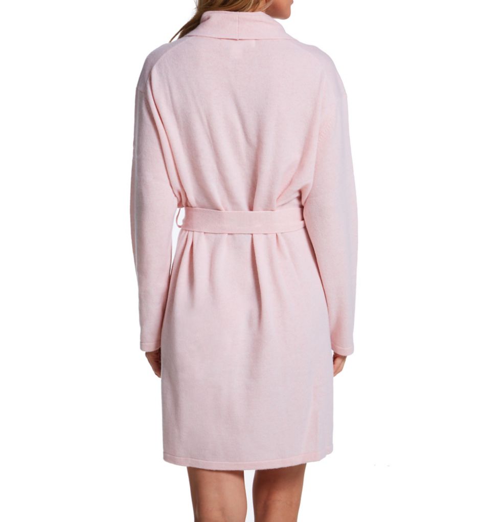 Cashmere Classic Short Robe With Shawl Collar-bs