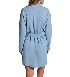 Cashmere Classic Short Robe With Shawl Collar True Blue XS