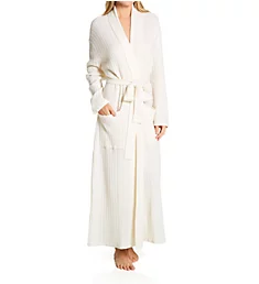 Cashmere Long Baby Cable Texture Wrap Robe