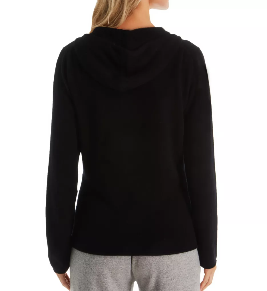 Cashmere Classic Front Zipper Jacket With Hoodie