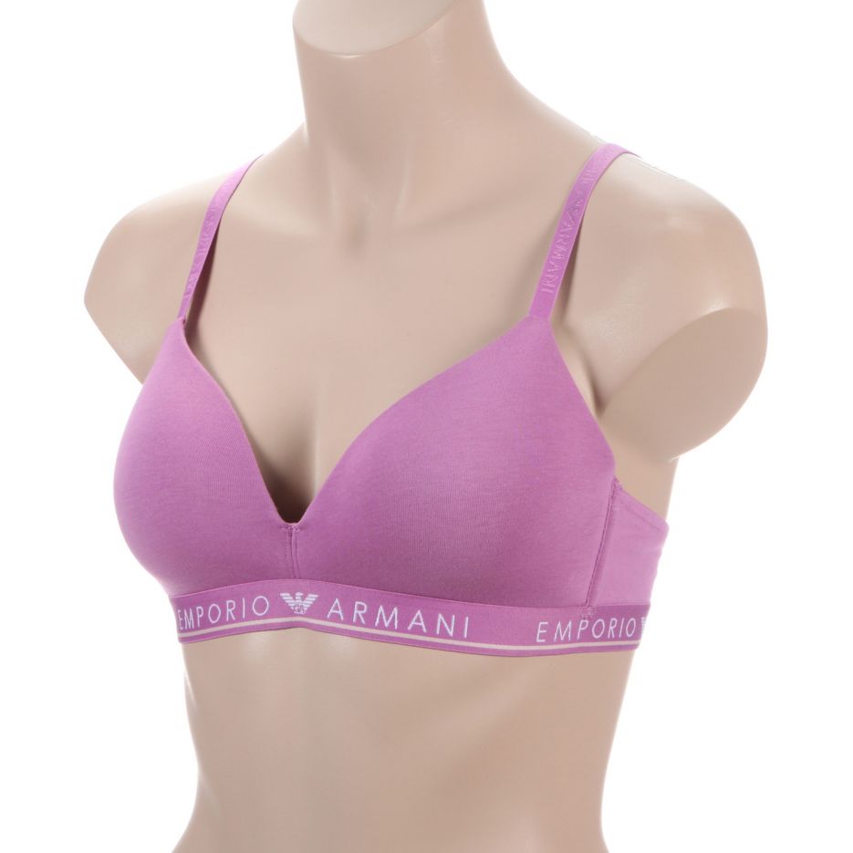Iconic Logoband Padded Triangle Bra