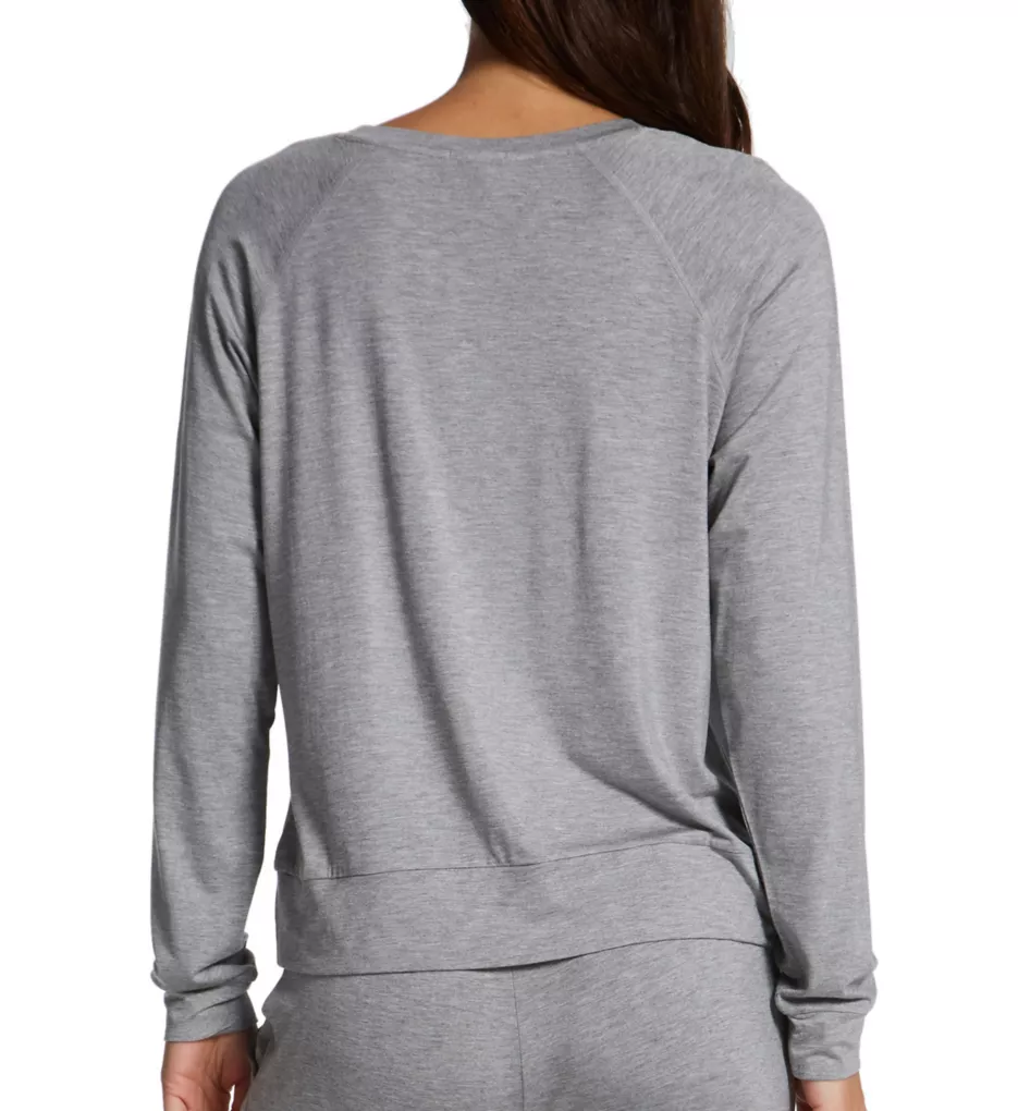 Essential Soft Loose Fit Long Sleeve Top Heather Grey L