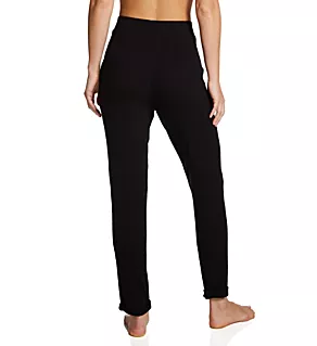 Essential Soft Ribbed Joggers Back to Black M