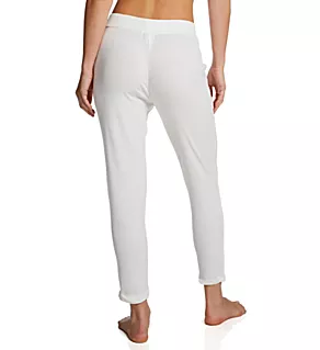 Essential Soft Ribbed Joggers Ivory S