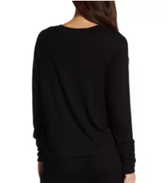 Essential Soft Ribbed Long Sleep Top