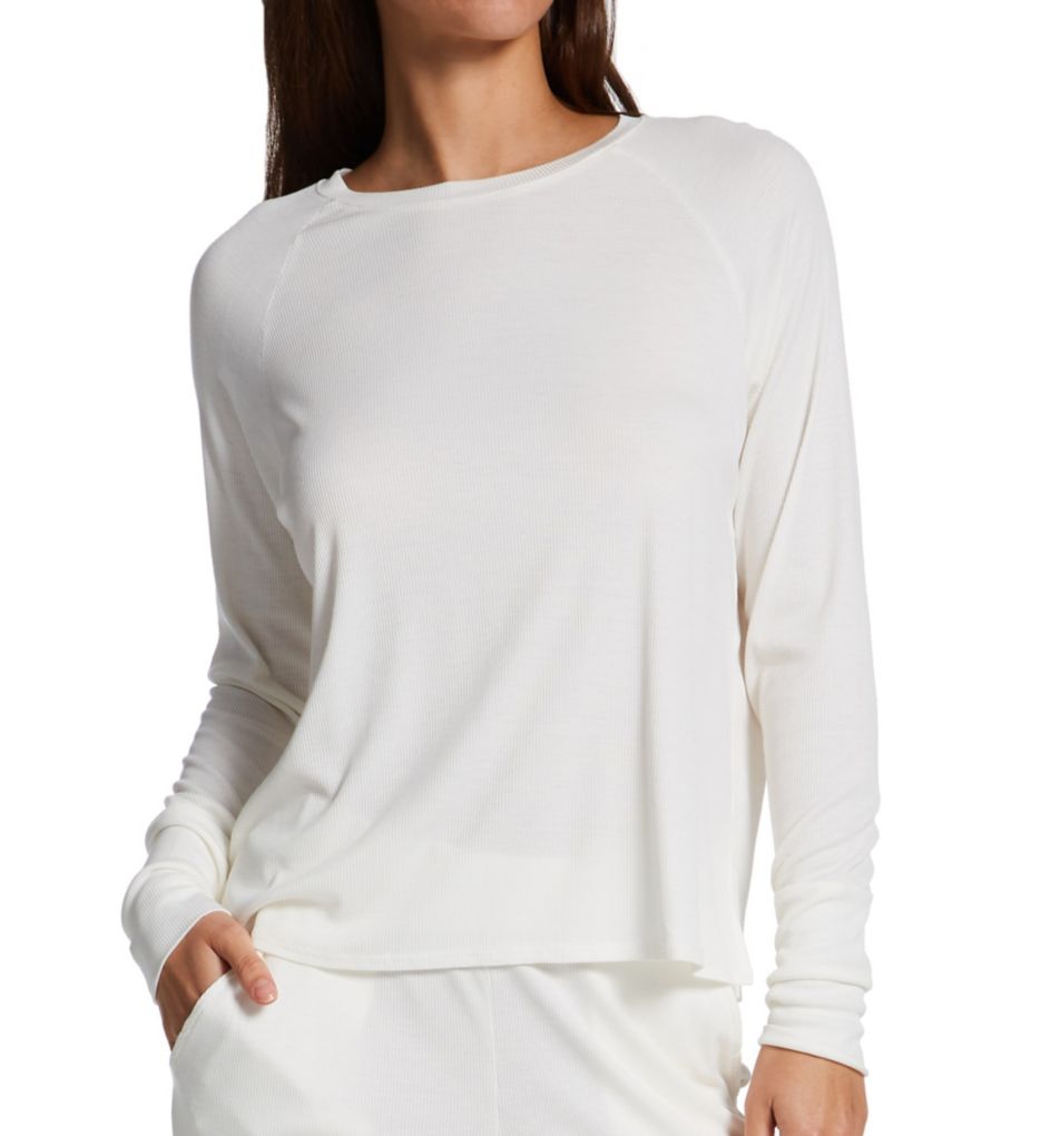 Aspen Dream Essential Soft Ribbed Long Sleep Top BRLSL - Image 1