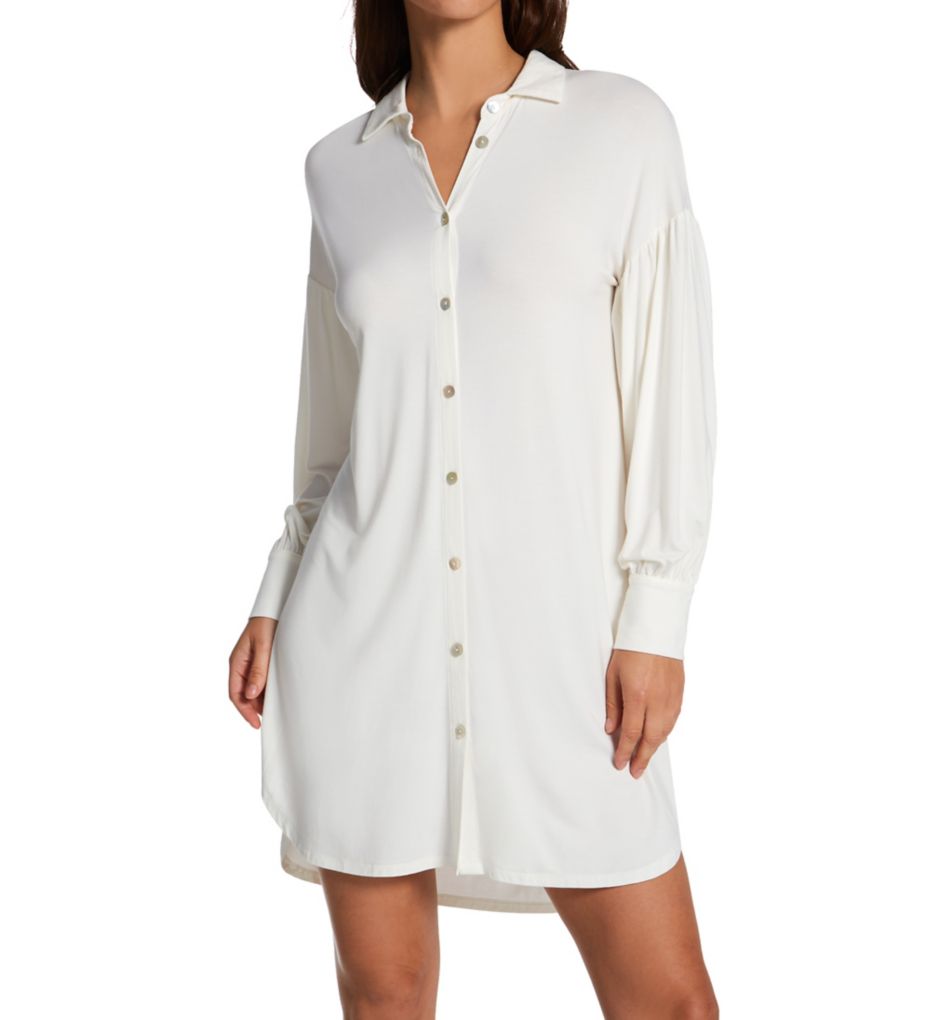 Aspen Dream Essential Soft Chic Nightgown Ivory L  - Image 1