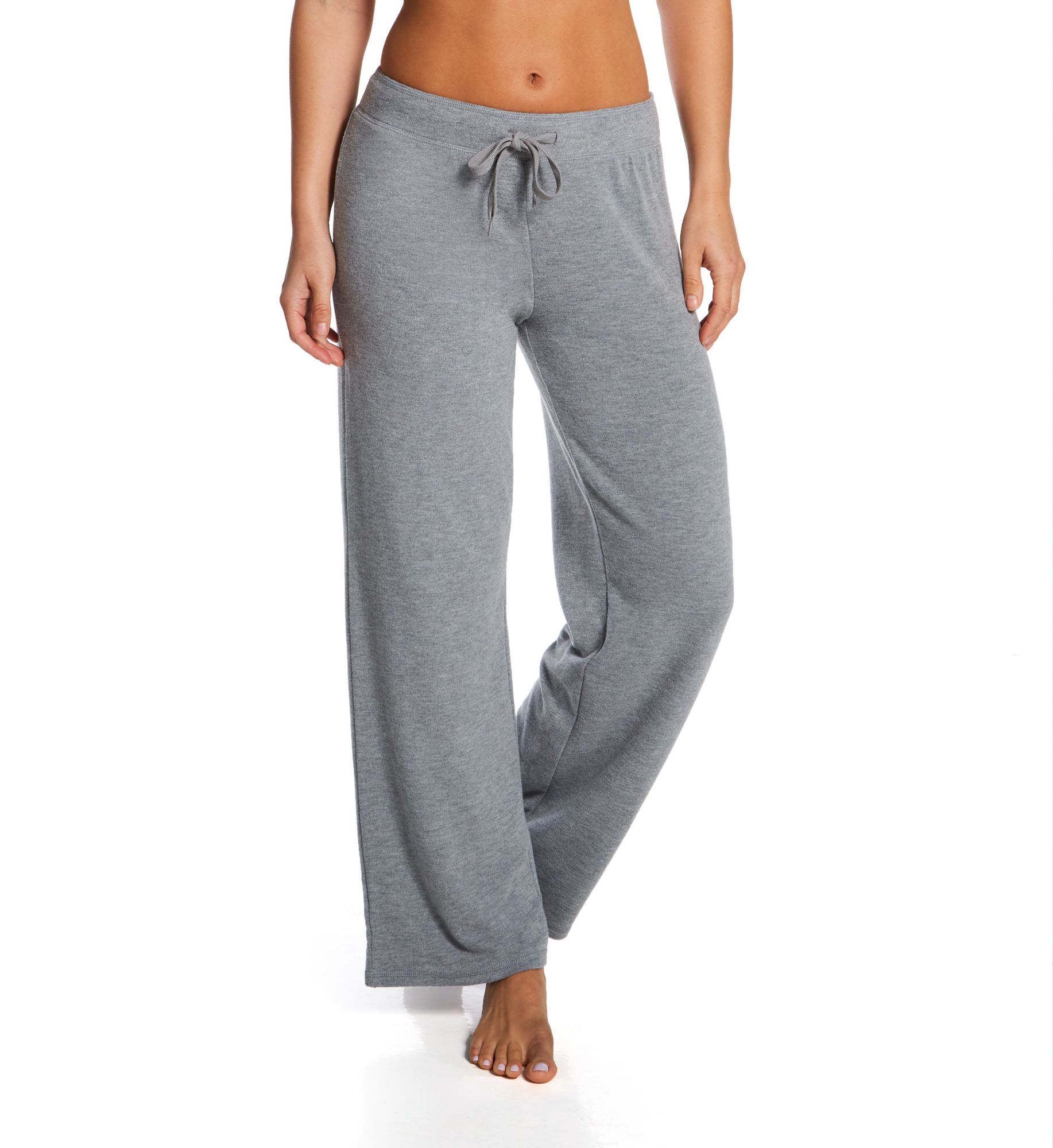 Aspen Dream Cozy Wide Leg Pant Heather Grey M  - Image 1