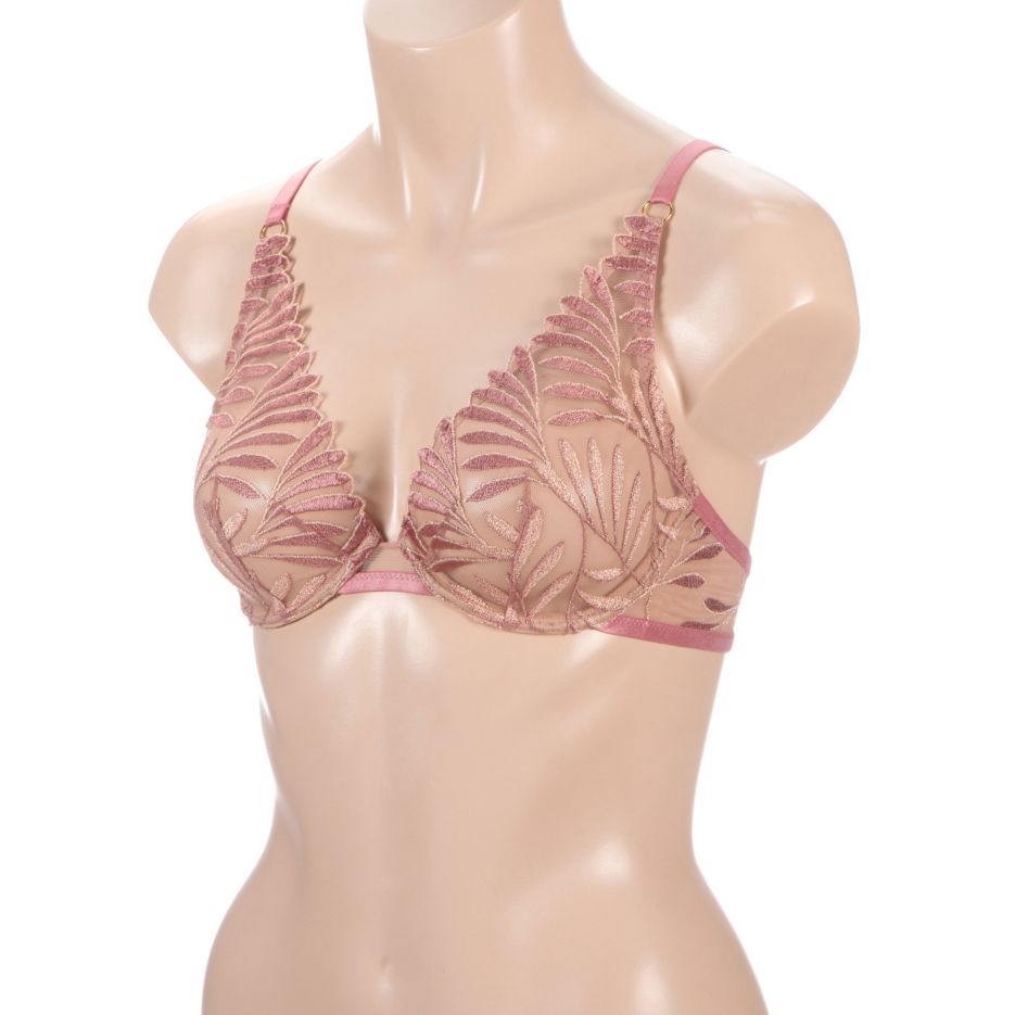 Aubade Women's Iris Van Herpen x Underwire Half Cup Bra, RCF14, Silk Rose,  30C at  Women's Clothing store