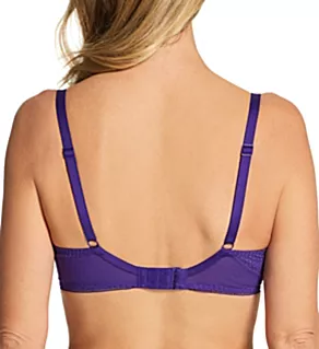 Illusion Fauve Underwire Half Cup Bra Ultraviolet 34C