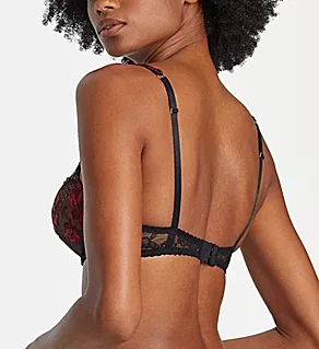 Melodie D'Ete Half Cup Underwire Bra Black Cherry 30C