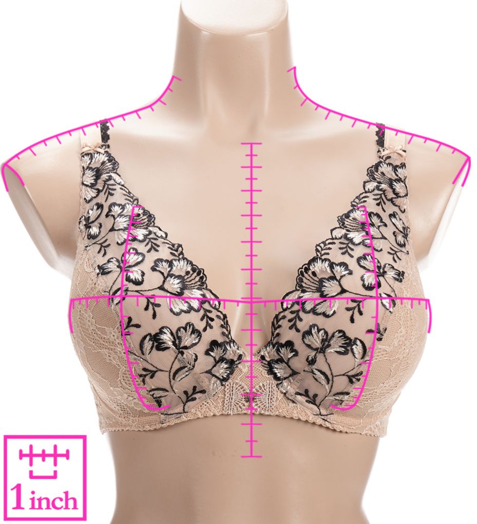 Poesie d'Orient Comfort Triangle Plunge Bra-ns7