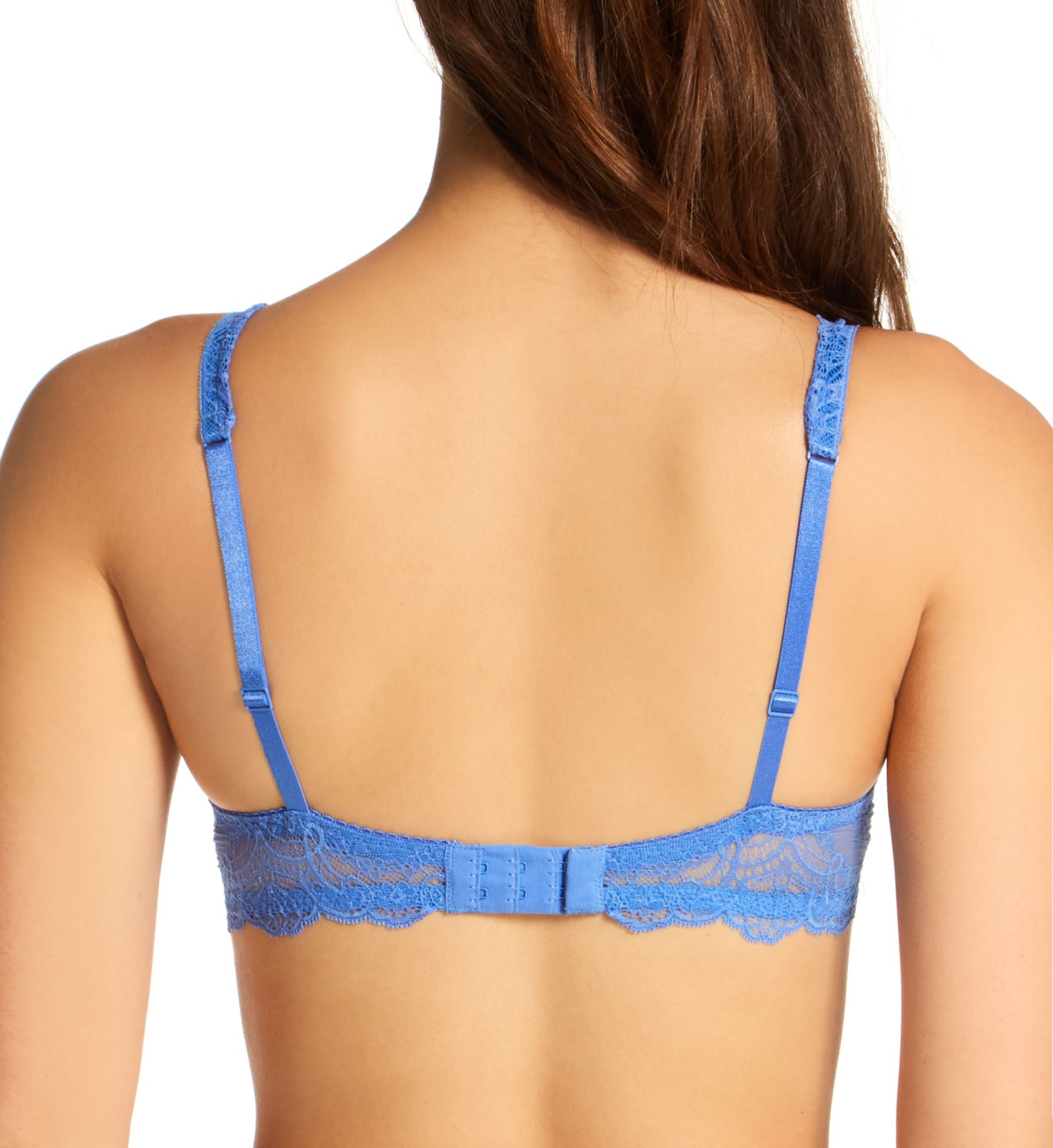 Aubade Dans des Sens Lace Plunging Triangle Bra Bleuet 36B  - Image 2