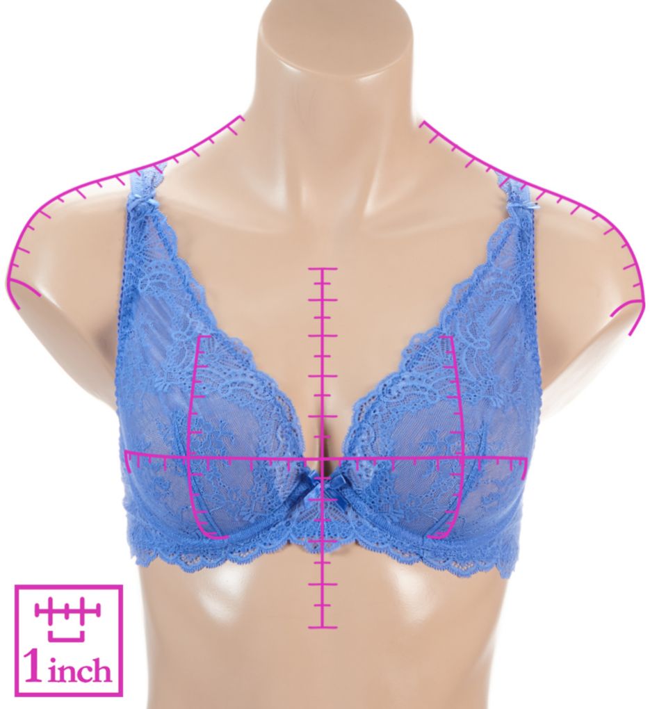 Dans des Sens Lace Plunging Triangle Bra-ns7