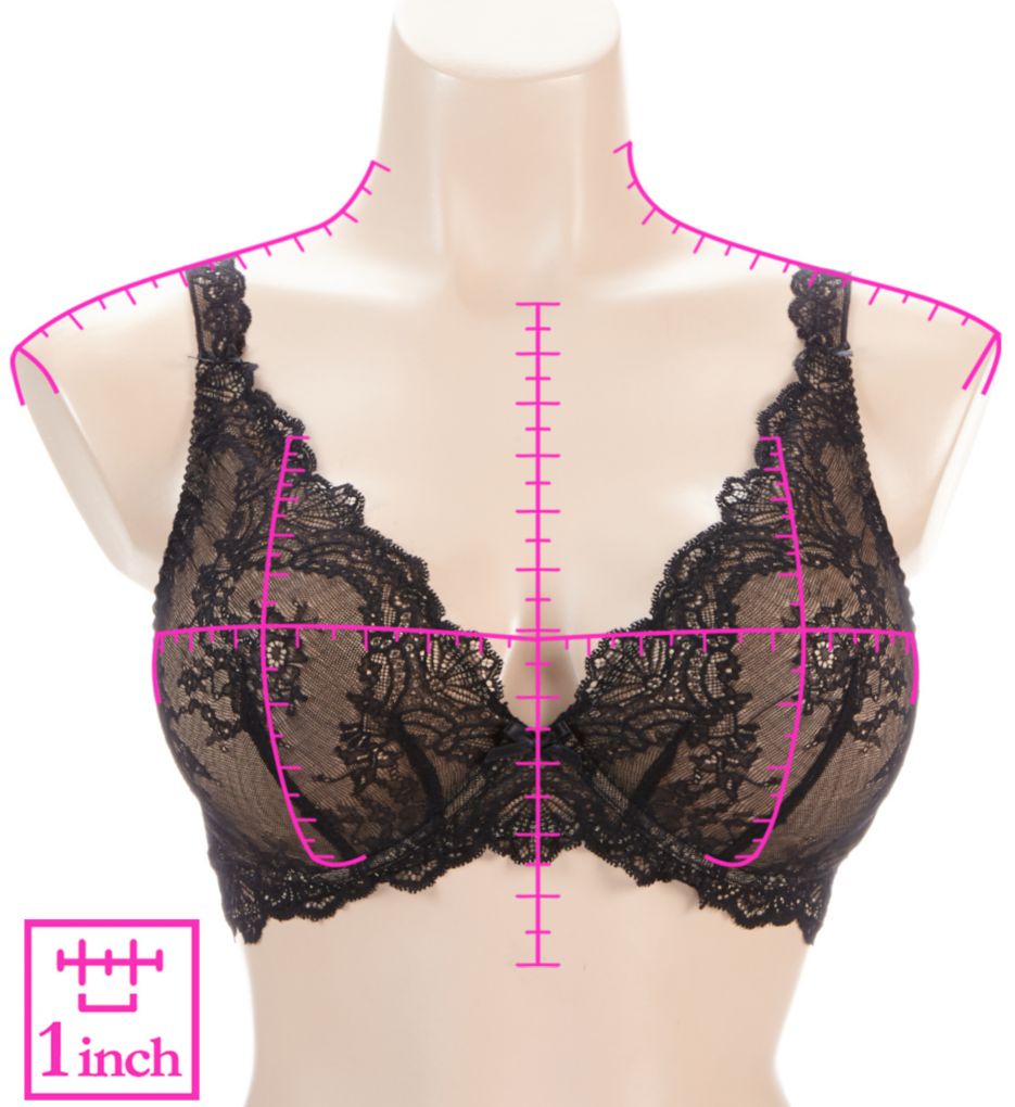 Dans des Sens Lace Plunging Triangle Bra-ns7