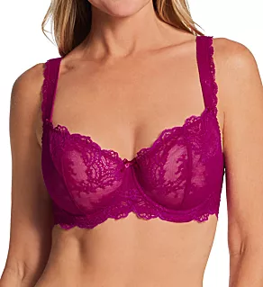 Dans des Sens Lace Comfort Half Cup Bra Pink Pulsion 34D