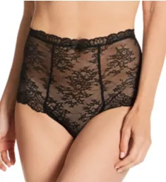 Dans des Sens High Waisted Lace Panty Noir S